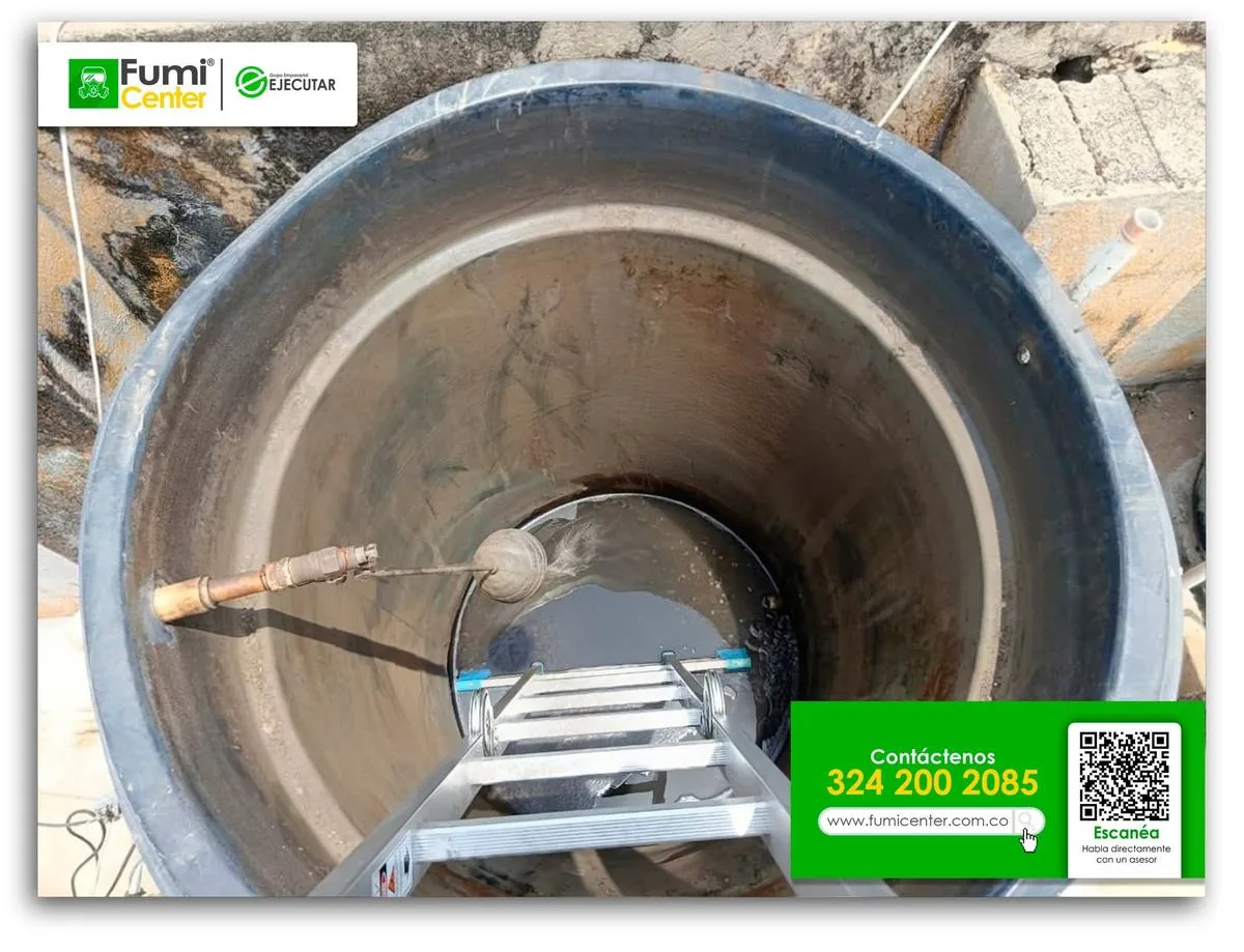 Lavado y desinfección de tanque de agua potable — FumiCenter, Santa Marta